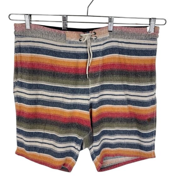 Vissla Men's XXL The Sofa Surfer Shorts Multi Stripe Woven Inseam 9" - Picture 1 of 16